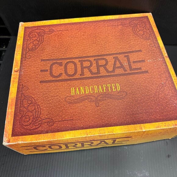 Corral E1435 LD Black Studs & Fringe Ankle Boots Bootie - NEW - Picture 9 of 9